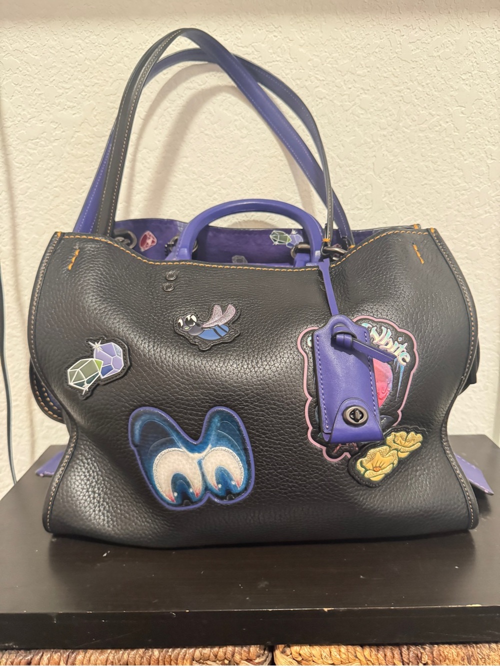 Coach X Disney Dark Fairytale ROGUE 30 NEW NEVER USED